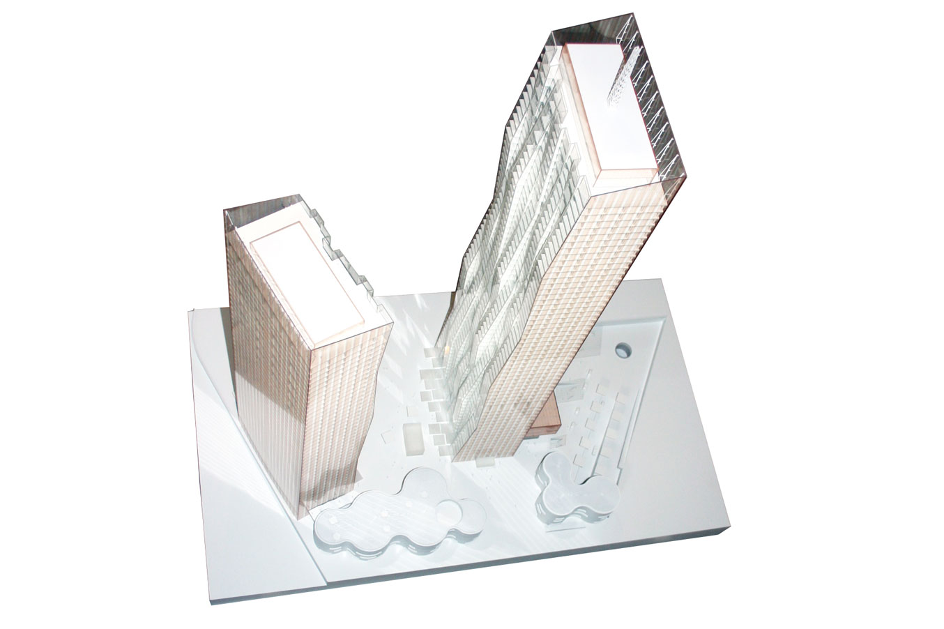 Präsentationsmodell Architekturmodellbau Thomas Gürtler DC Towers Wien