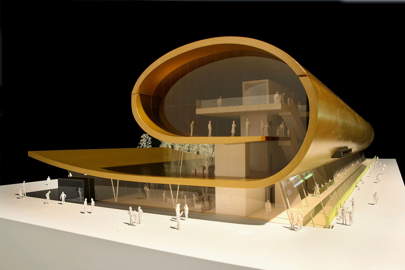 Präsentationsmodell Architekturmodellbau Thomas Gürtler State Museum Baku