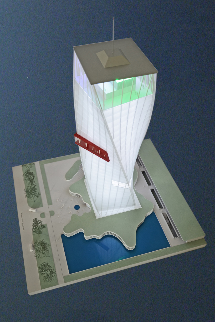 Präsentationsmodell-Architekturmodellbau-Thomas-Gürtler Property-Tower Baku